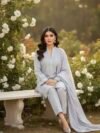 Laiba Pearl Paste 3 Piece Lawn Suit