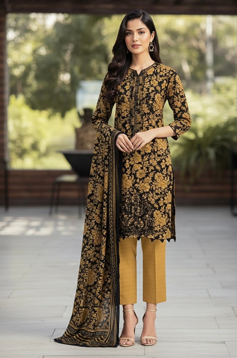 Premium Bin Saeed 3 Piece Lawn Unstitched