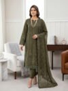 Fiza Noor – 3 Piece Embroidered Lawn Suit