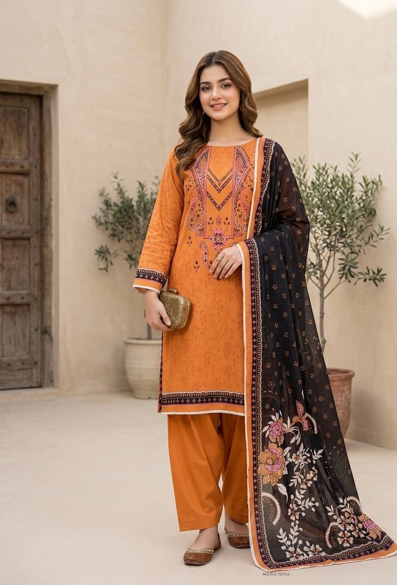 Regalia 3pc premium lawn prints